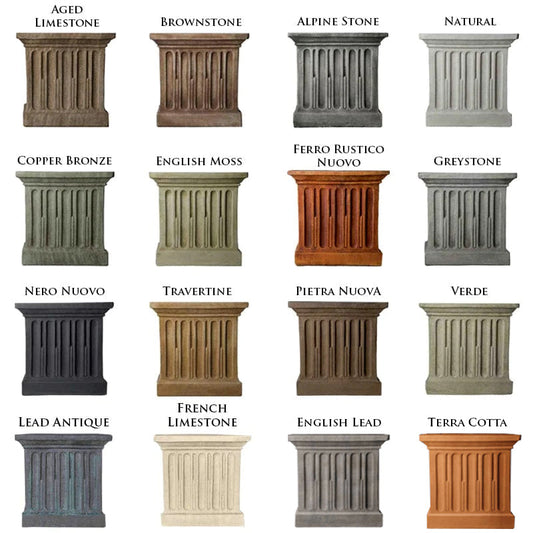 M-Series Platia Cast Stone Tabletop Garden Fountain