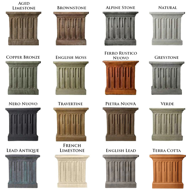 M-Series Platia Cast Stone Tabletop Garden Fountain