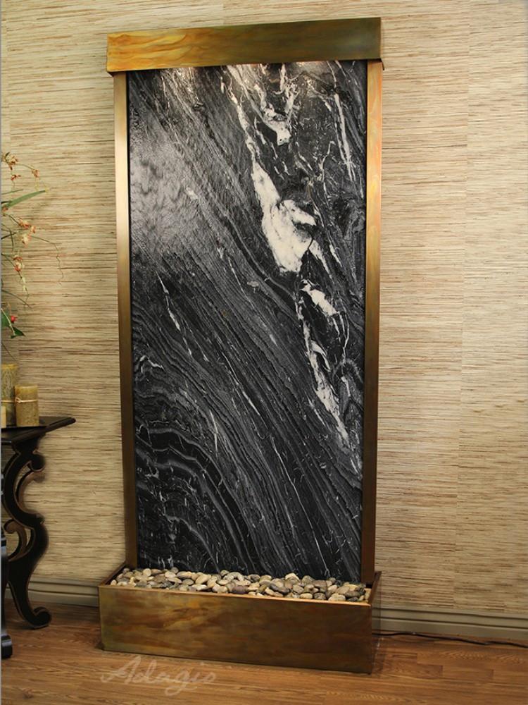 Tranquil River Floor Fountain - Rear Mounted