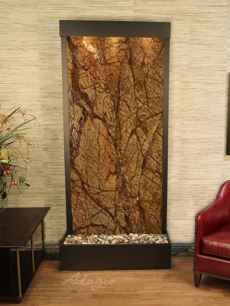 Tranquil River Floor Fountain - Rear Mounted