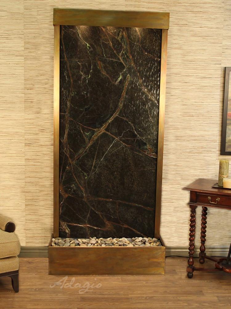 Tranquil River Floor Fountain - Rear Mounted