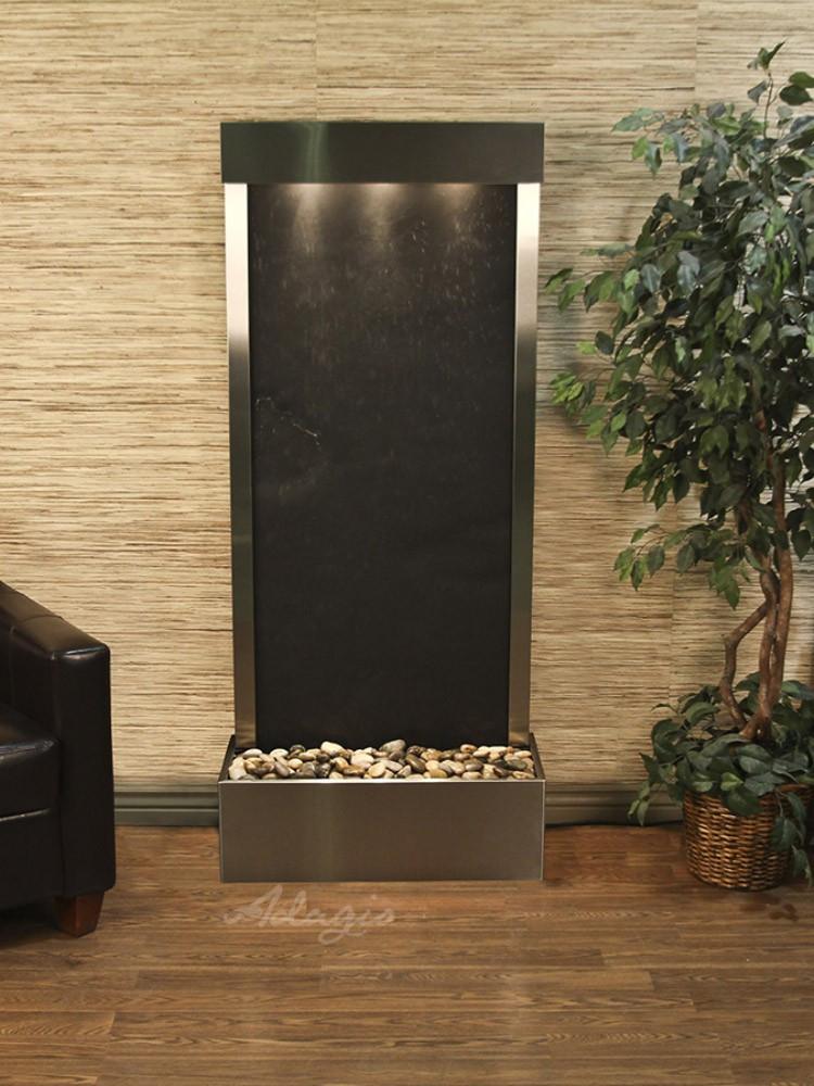 Harmony River Floor Fountain - Rear Mounted
