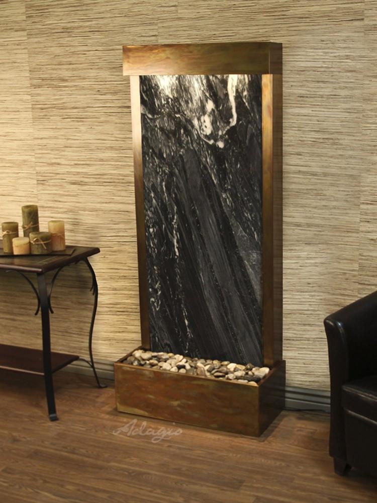 Harmony River Floor Fountain - Rear Mounted