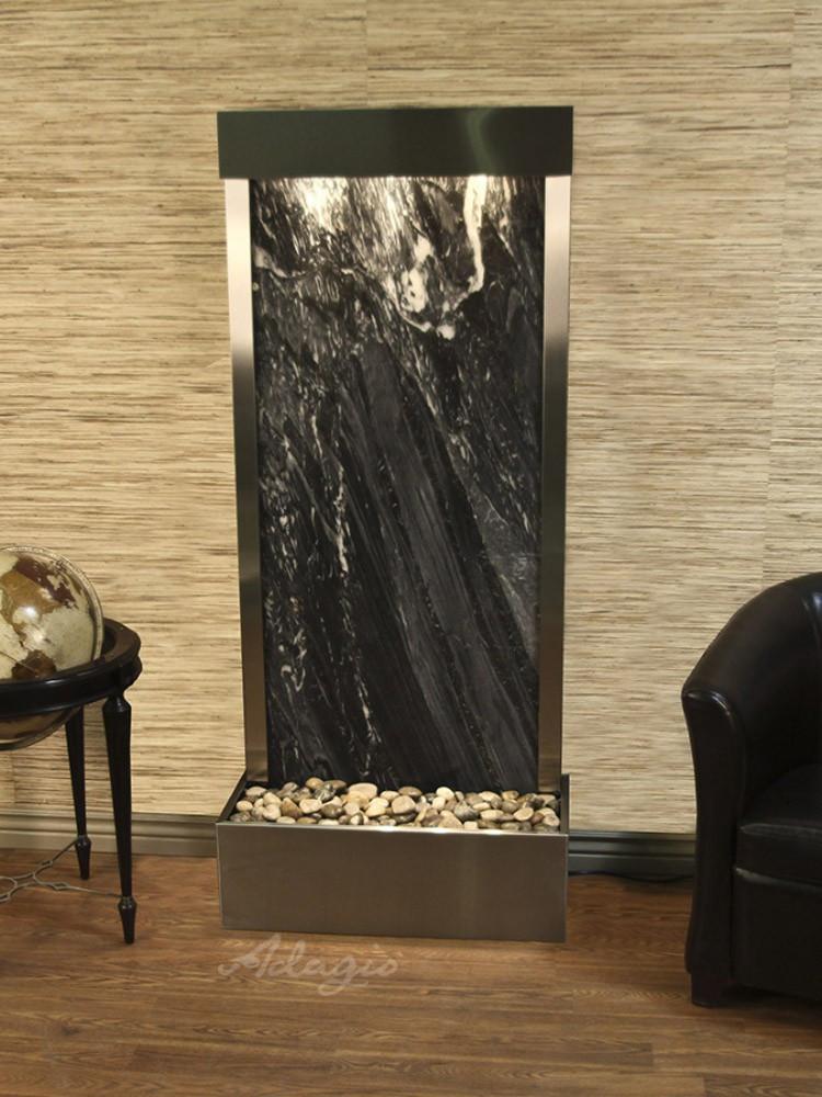 Harmony River Floor Fountain - Rear Mounted