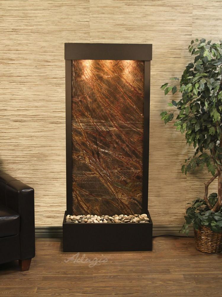 Harmony River Floor Fountain - Rear Mounted