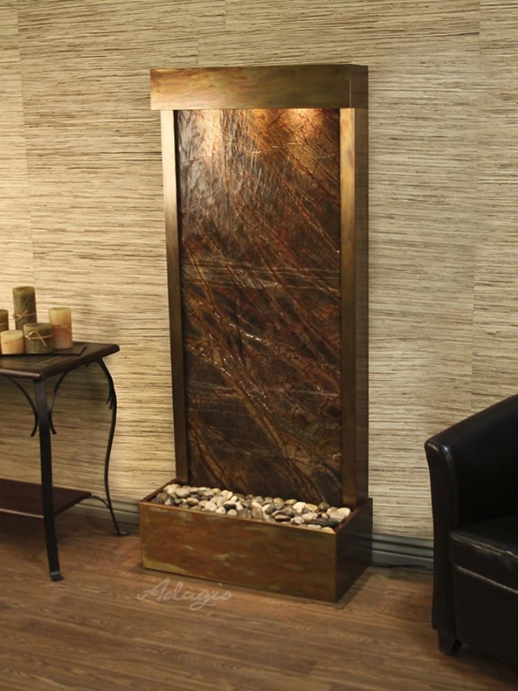 Harmony River Floor Fountain - Rear Mounted