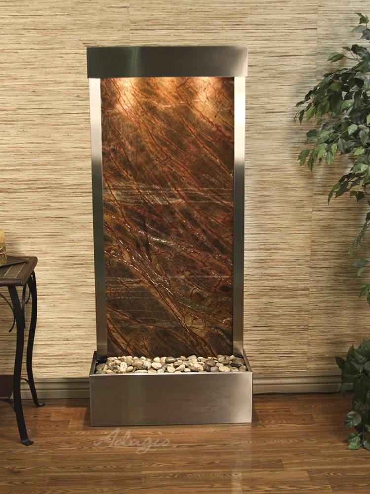 Harmony River Floor Fountain - Rear Mounted